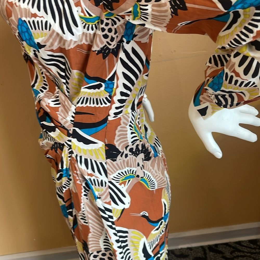 TEREA Women's Raina Draped Crossover Maxi Dress Size Small - Picture 8 of 16